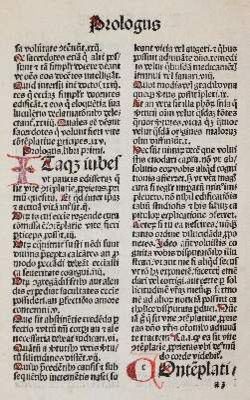 Große Abbildung Nr.3: 141-179 (Julianus Pomerius).: (Inkunabeln)