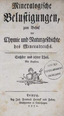 Große Abbildung Nr.1: 141-1800 (Adelung,J.C.).: (Verschiedene Gebiete - Varia, Chemie)