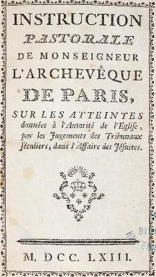 Große Abbildung Nr.1: 141-182 (Beaumont,C.de).: (Jesuiten)