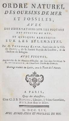 Große Abbildung Nr.1: 141-1829 Klein,T.: (Verschiedene Gebiete - Varia, Geologie - Mineralogie u. Paläontologie)