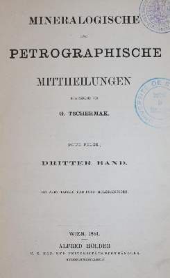 Große Abbildung Nr.2: 141-1836 Tschermak,G.: (Verschiedene Gebiete - Varia, Geologie - Mineralogie u. Paläontologie)