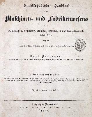 Große Abbildung Nr.1: 141-1840 Hartmann,C.: (Verschiedene Gebiete - Varia)