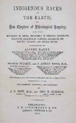 Große Abbildung Nr.1: 141-1849 Indigenous Races: (Verschiedene Gebiete - Varia)