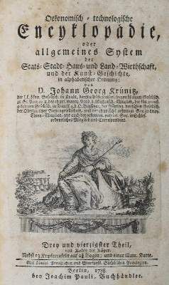 Große Abbildung Nr.1: 141-1860 Krünitz,J.G.: (Verschiedene Länder - Geschichte)
