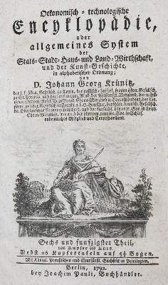Große Abbildung Nr.1: 141-1872 Krünitz,J.G.: (Verschiedene Länder - Geschichte)