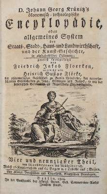 Große Abbildung Nr.1: 141-1874 Krünitz,J.G.: (Verschiedene Länder - Geschichte)