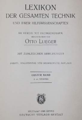 Große Abbildung Nr.1: 141-1894 Lueger,O.: (Verschiedene Gebiete - Varia)