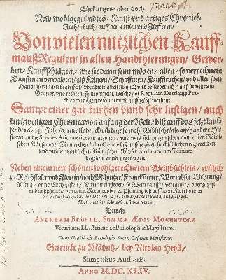 Große Abbildung Nr.1: 141-1899 Bruell,A.: (Verschiedene Gebiete - Varia, Mathematik)