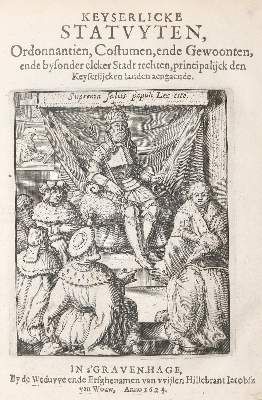 Große Abbildung Nr.1: 141-192 Keyserlicke statuyten,: (Alte Drucke, Handschriften und Theologie)