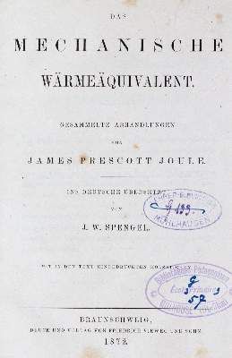 Große Abbildung Nr.1: 141-1932 Joule,J.P.: (Verschiedene Gebiete - Varia, Physik)
