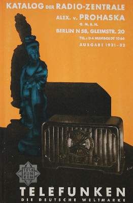 Große Abbildung Nr.1: 141-1938 Katalog: (Verschiedene Gebiete - Varia, Radio und Funk)