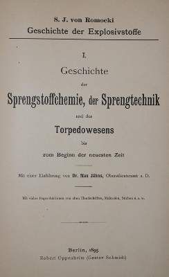 Große Abbildung Nr.1: 141-1940 Romocki,S.J.v.: (Verschiedene Gebiete - Varia)