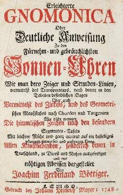 Große Abbildung Nr.1: 141-1963 Böttiger,J.F.: (Verschiedene Gebiete - Varia, Uhren, Sonnenuhren)