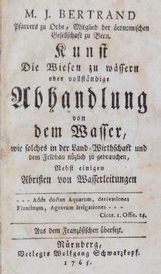 Große Abbildung Nr.1: 141-1968 Bertrand,M.J.: (Verschiedene Gebiete - Varia, Wasserbau)
