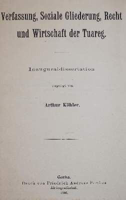 Große Abbildung Nr.1: 141-1980 Köhler,A.: (Afrika)