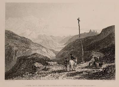 Große Abbildung Nr.3: 141-1984 Brockedon,W.: (Alpen und Alpinismus)