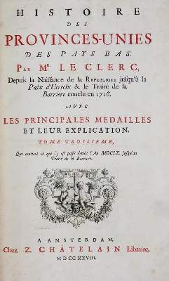 Große Abbildung Nr.1: 141-200 Le Clerc,(J.).: (Alte Drucke, Handschriften und Theologie)