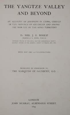 Große Abbildung Nr.1: 141-2016 Bishop,J.F. (d.i. I.L.Bird).: (Asien, China)