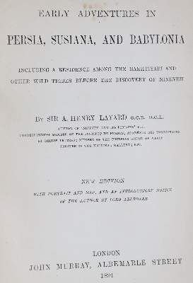 Große Abbildung Nr.5: 141-2035 Layard,A.H.: (Asien)