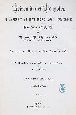 Große Abbildung Nr.3: 141-2037 Prschewalski,N.v.: (Asien, Mongolei)