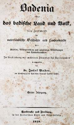 Große Abbildung Nr.1: 141-2057 Bader,J.: (Deutschland, Baden-Württemberg)