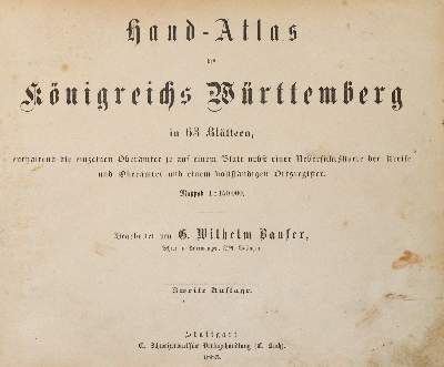 Große Abbildung Nr.1: 141-2058 Bauser,G.W.: (Deutschland, Baden-Württemberg)