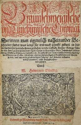 Große Abbildung Nr.1: 141-2081 Bünting,M.H.: (Deutschland, Braunschweig, Lüneburg)
