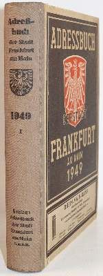 Große Abbildung Nr.3: 141-2088 Adressbuch: (Deutschland, Frankfurt/Main)