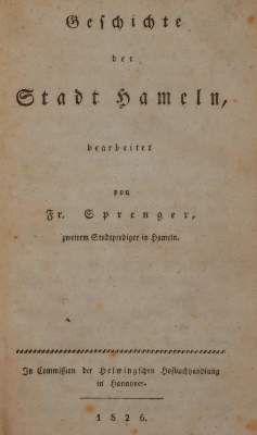 Große Abbildung Nr.1: 141-2101 Sprenger,F.: (Deutschland, Hameln)