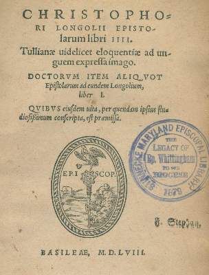 Große Abbildung Nr.1: 141-211 Longolius,C.: (Alte Drucke, Handschriften und Theologie)