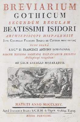Große Abbildung Nr.1: 141-212 Lorenzana,F.A.: (Alte Drucke, Handschriften und Theologie)
