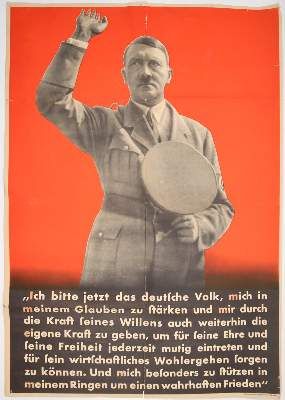 Große Abbildung Nr.1: 141-2126 Propagandaplakat.: (Deutschland, Nationalsozialismus)