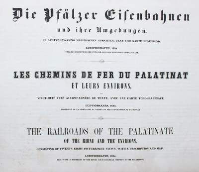 Große Abbildung Nr.1: 141-2143 Pfälzer Eisenbahnen, Die,: (Deutschland, Pfalz)