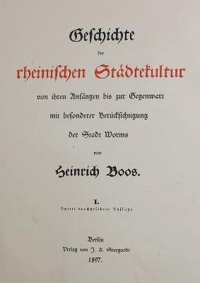 Große Abbildung Nr.1: 141-2156 Boos,H.: (Deutschland, Rheinlande)
