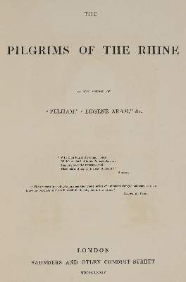 Große Abbildung Nr.3: 141-2157 (Bulwer-Lytton,E.).: (Deutschland, Rheinlande)