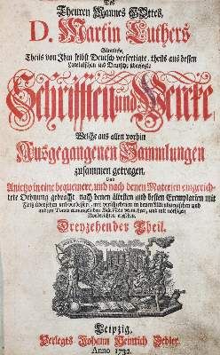 Große Abbildung Nr.1: 141-216 Luther,M.: (Alte Drucke, Handschriften und Theologie)