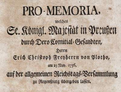 Große Abbildung Nr.3: 141-2176 Copia: (Deutschland, Siebenjähriger Krieg, Vier Schriften)