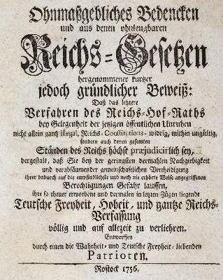 Große Abbildung Nr.2: 141-2177 Decker,J.C.: (Deutschland, Siebenjähriger Krieg, Vier Schriften)