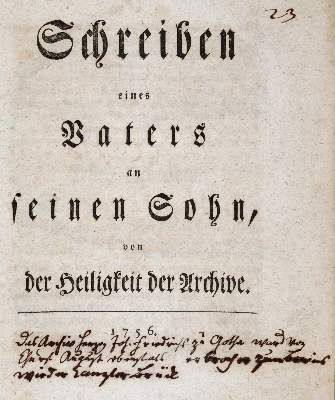 Große Abbildung Nr.2: 141-2183 (Hertzberg,E.F.v.).: (Deutschland, Siebenjähriger Krieg, Vier Schriften)