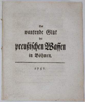 Große Abbildung Nr.23: 141-2184 (Heyne,C.G.).: (Deutschland, Siebenjähriger Krieg, Vier Schriften)