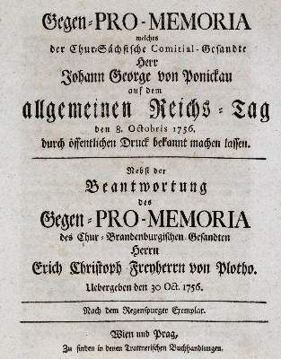 Große Abbildung Nr.2: 141-2189 Maria Theresia, Erzherzogin von Österreich.: (Deutschland, Siebenjähriger Krieg, Vier Schriften)
