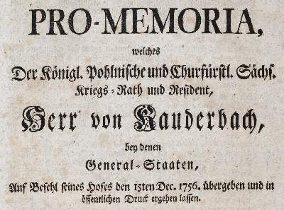 Große Abbildung Nr.3: 141-2190 Plotho,E.C.v.: (Deutschland, Siebenjähriger Krieg, Vier Schriften)
