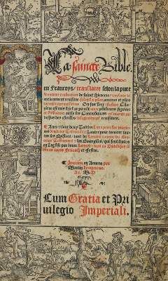 Große Abbildung Nr.1: 141-22 Biblia gallica.: (Bibeln)