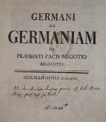 Große Abbildung Nr.1: 141-221 (Majus,J.B.).: (Alte Drucke, Handschriften und Theologie)