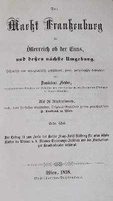 Große Abbildung Nr.1: 141-2278 Fiedler,D.: (Österreich, Frankenburg)