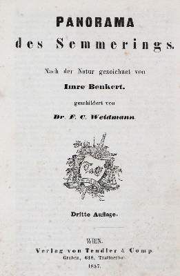 Große Abbildung Nr.1: 141-2288 Weidmann,F.C.: (Österreich)
