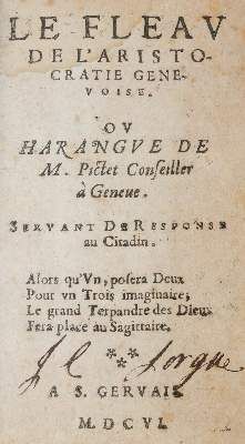 Große Abbildung Nr.1: 141-2295 (Buttet,M.A.de).: (Schweiz, Genf)