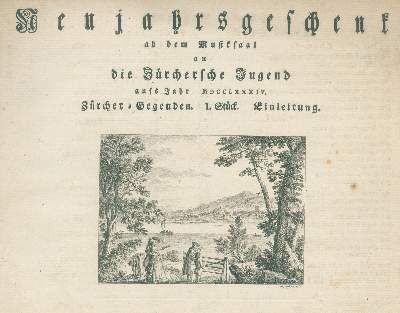 Große Abbildung Nr.1: 141-2299 Neujahrsblätter.: (Schweiz)