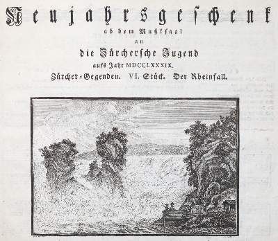 Große Abbildung Nr.3: 141-2299 Neujahrsblätter.: (Schweiz)