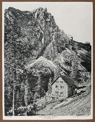 Große Abbildung Nr.3: 141-2315 Schutzhütten und Unterkunftshäuser, Die,: (Verschiedene Länder - Geschichte, Alpen und Alpinismus)